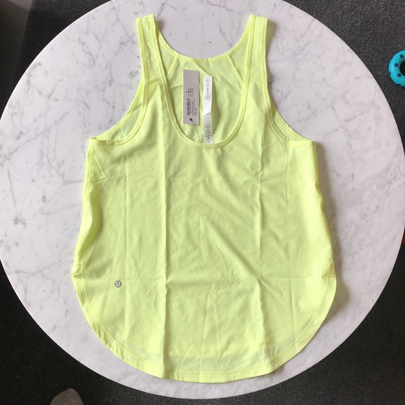 NWT lululemon X soul cycle close the distance tank color florid flash sz 4 - Picture 5 of 6